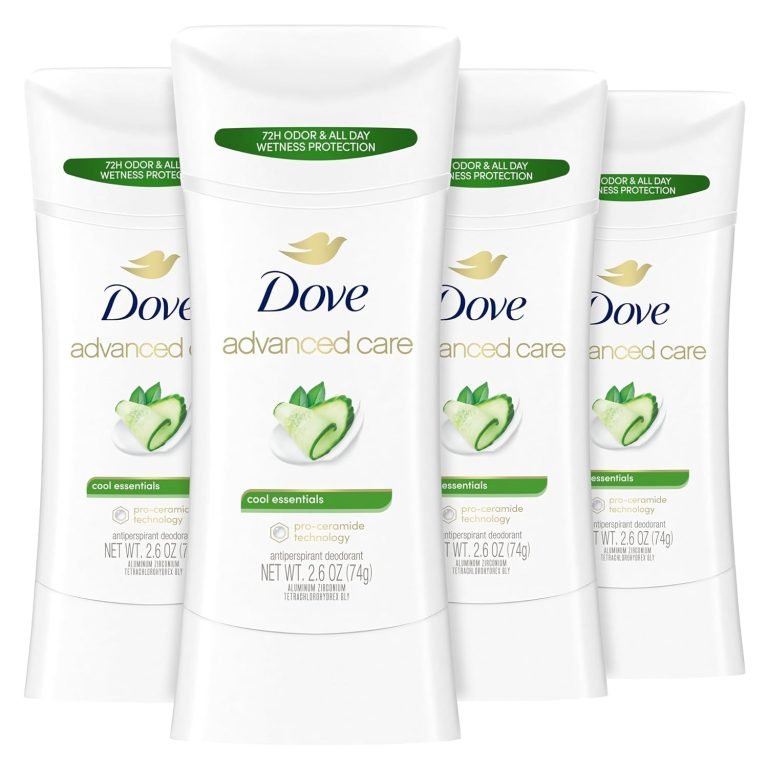 Dove Advanced Care Cool Essentials Deodorant Stick – 72hr Odor & Sweat Protection – 2.6oz