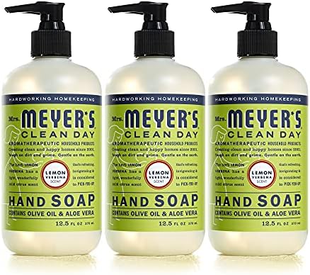Mrs. Meyer’s Lemon Verbena Hand Soap, 12.5 Oz (3 Pack)