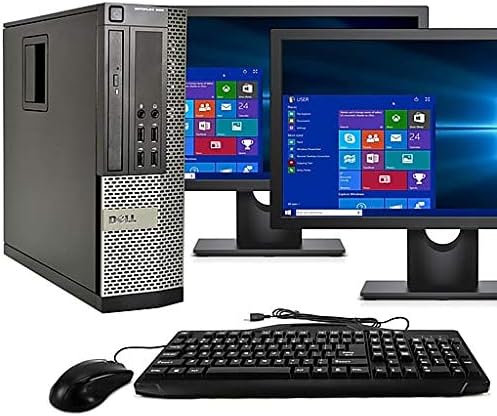 Renewed Dell Desktop Computer with Quad Core i5, Windows 10 Pro