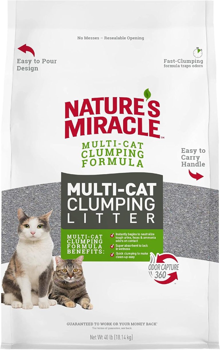 40 lb Nature’s Miracle Multi-Cat Clay Litter