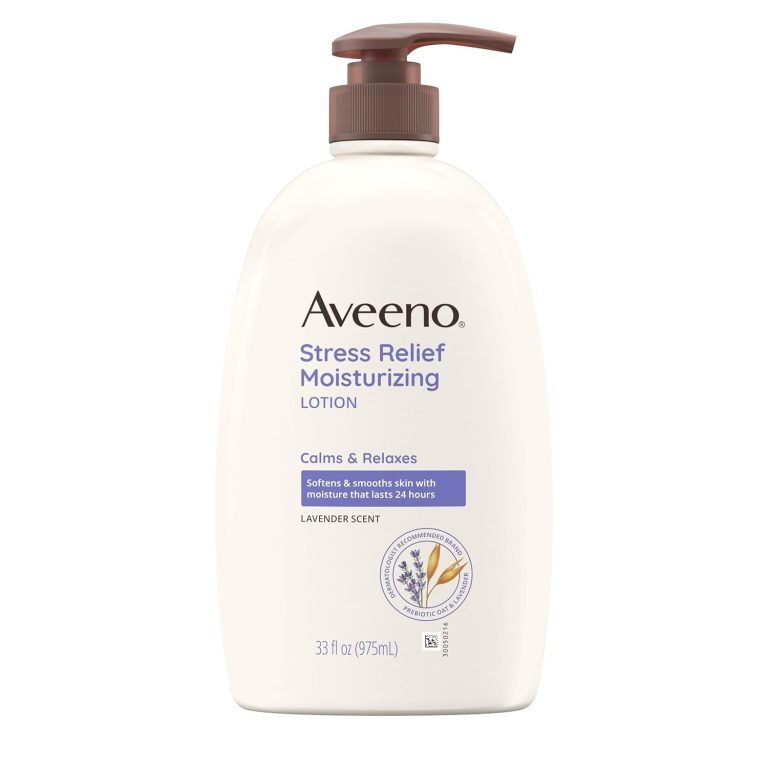 Aveeno Stress Relief Body Lotion with Lavender and Oatmeal, 33oz