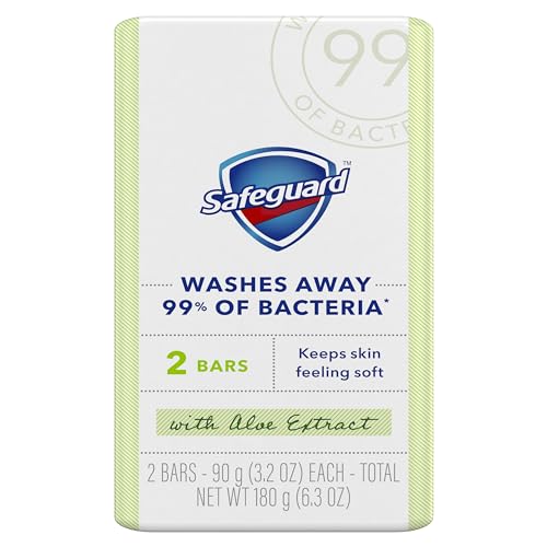 Bar Soap with Aloe Extract, Fresh Clean Scent, 3.2oz (2 Pack)